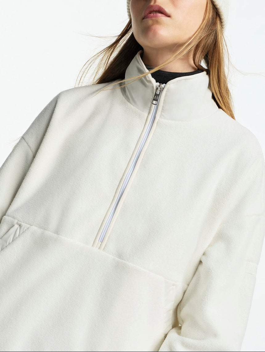 Polaire 1/2 Zip - Lait - Femme