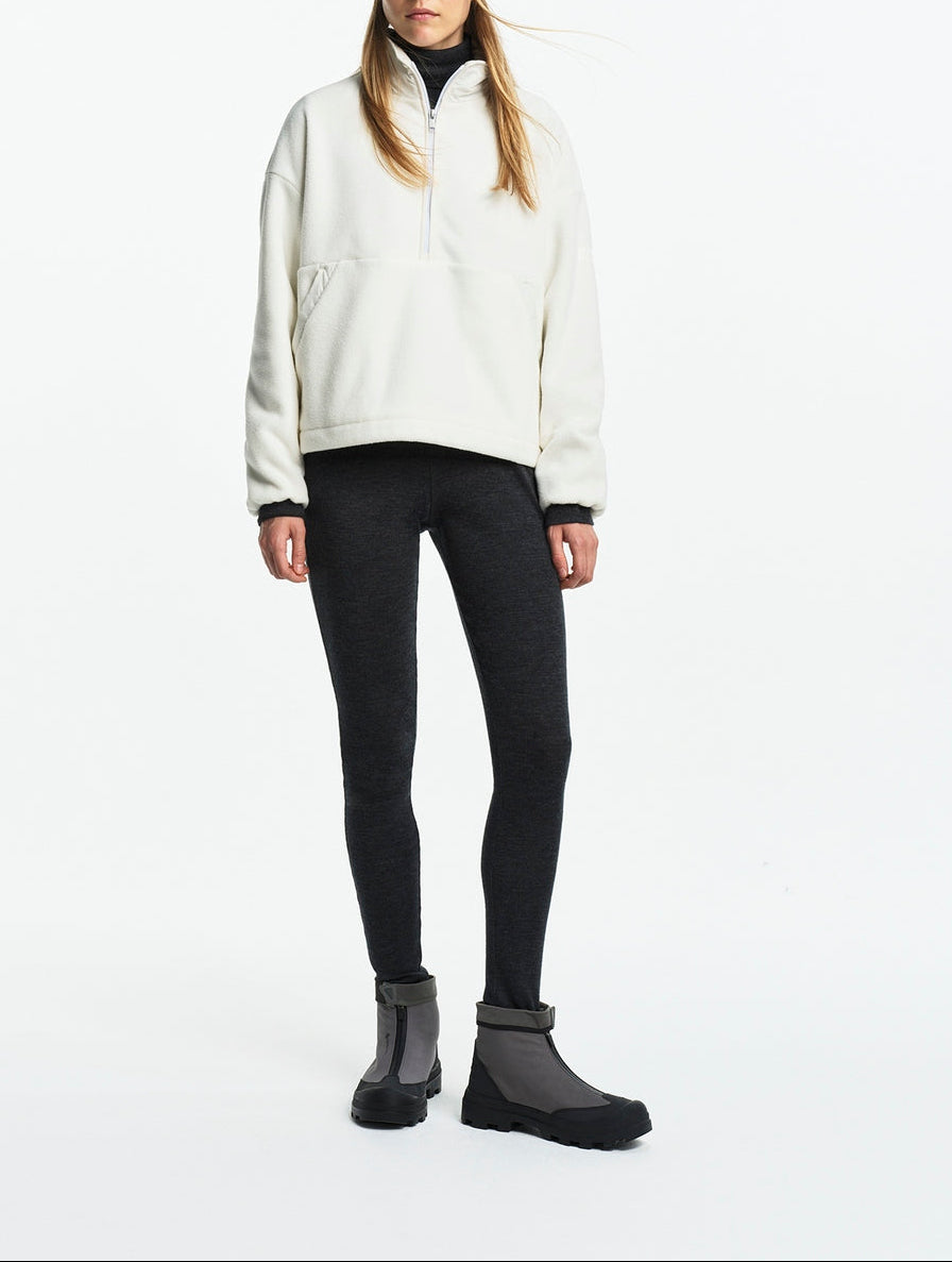 Polaire 1/2 Zip - Lait - Femme