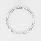 Anillo "Twist" D0.06Cts/29 - Oro blanco 375/1000