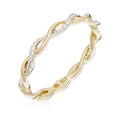 Bague "Entortillement" Diamant 0,06Cts/29