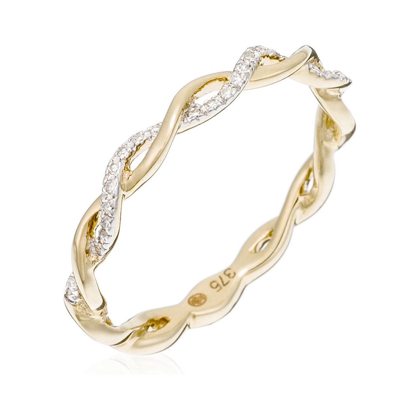 Bague "Entortillement" Diamant 0,06Cts/29