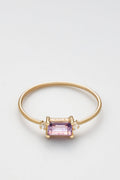Bague "Darcy" - Or Jaune 375/1000, Semiprecious St Et Zirconium