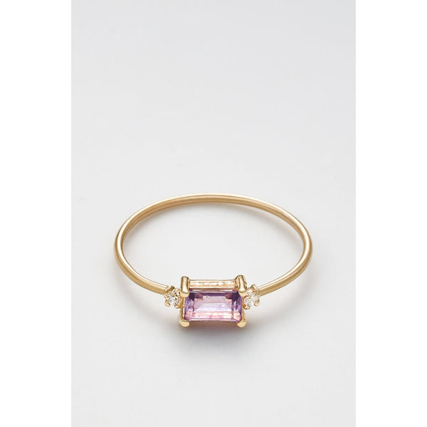 Bague "Darcy" - Or Jaune 375/1000, Semiprecious St Et Zirconium