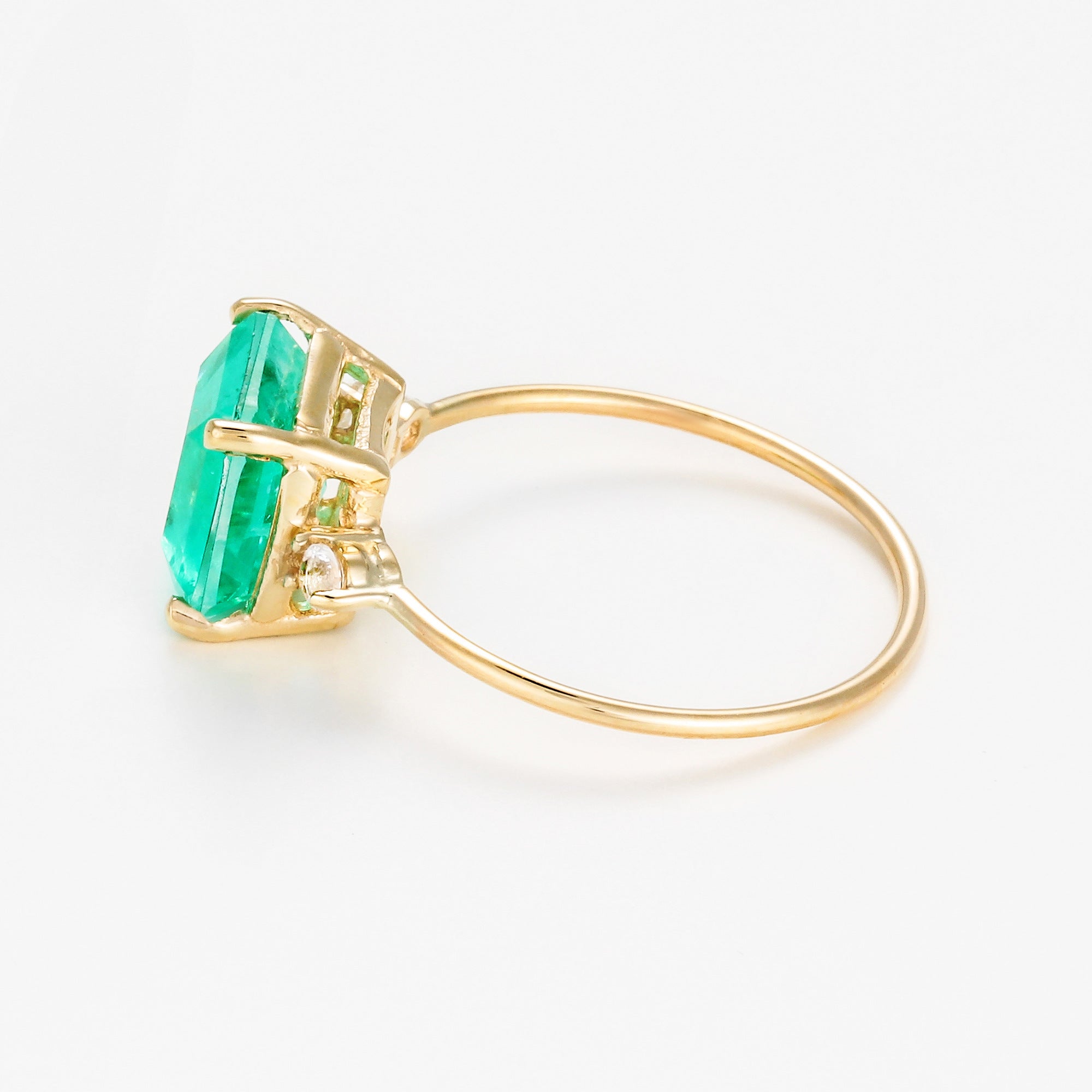 "Hope 0.5Ct/1" Ring - 375/1000 Yellow Gold Topaz And Quartz/Topaz