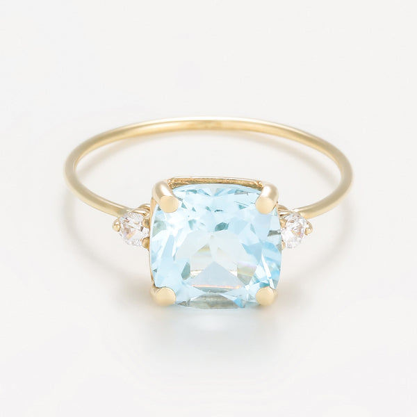 Bague "Espoir 2,65Ct/1" Topaze Or Jaune 375/1000