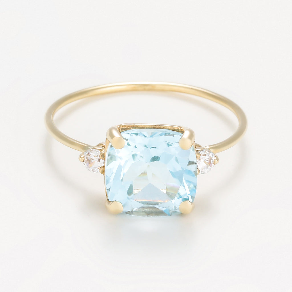 Ring "Hope 2.65Ct/1" Topaz Yellow Gold 375/1000