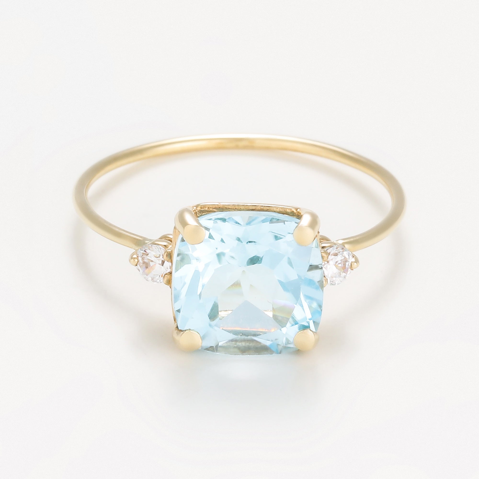 Ring "Hope 2.65Ct/1" Topaz Yellow Gold 375/1000