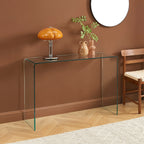 Ginza - Console - Tempered Glass - Transparent