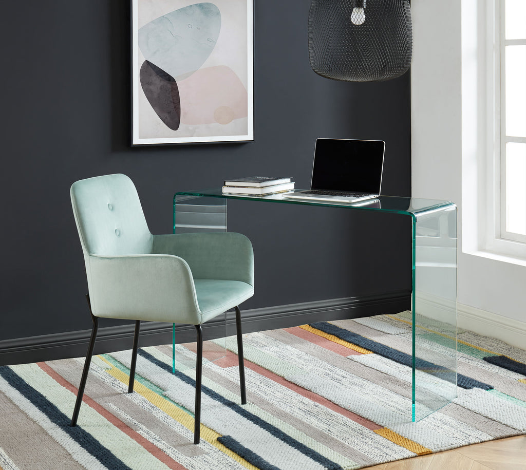 Ginza - Console - Tempered Glass - Transparent