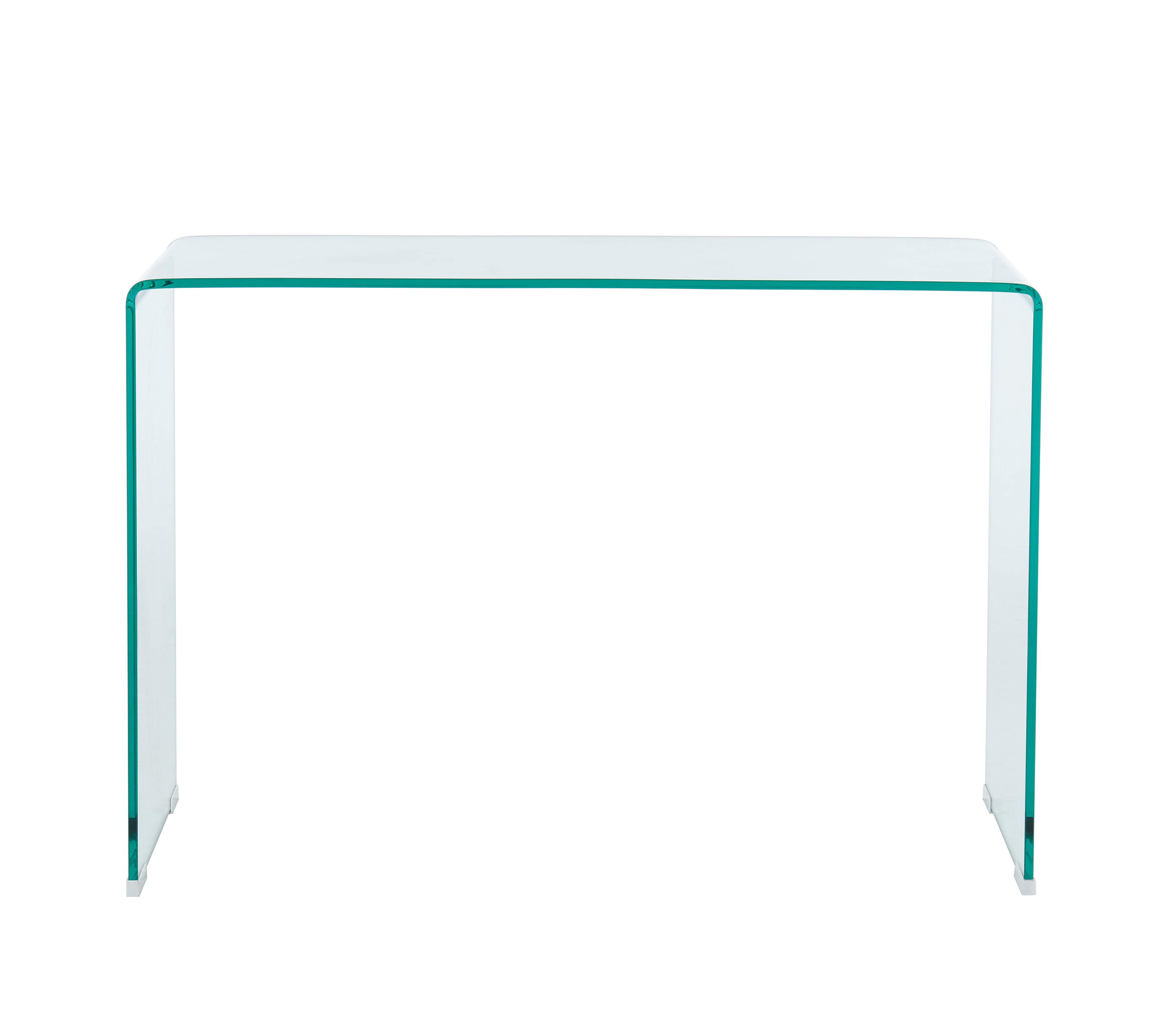 Ginza - Console - Tempered Glass - Transparent