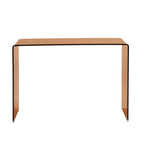 Ginza - Console - Tempered Glass - Amber
