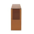 Ginza - Console - Tempered Glass - Amber