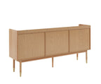 Leon - Buffet - Oak And Rattan Canework