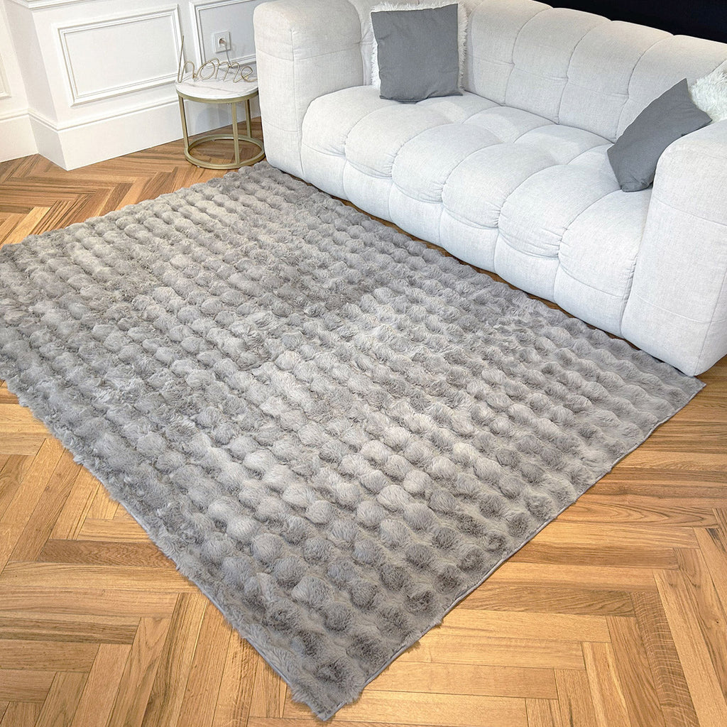 Bubble - Tapis D'Intérieur - Polyester - Anthracite