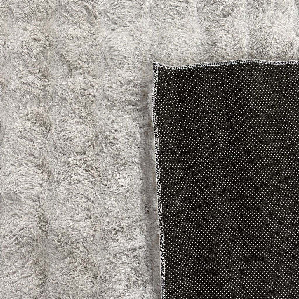 Bubble - Tapis D'Intérieur - Polyester - Gris