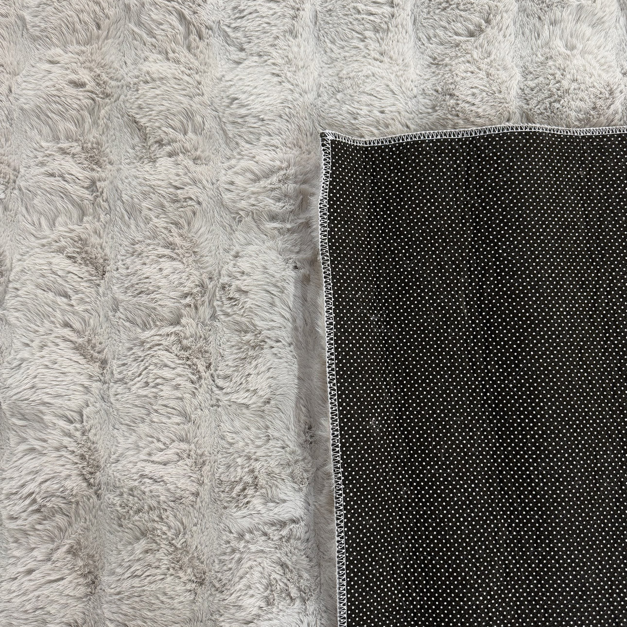 Bubble - Tapis D'Intérieur - Polyester - Gris