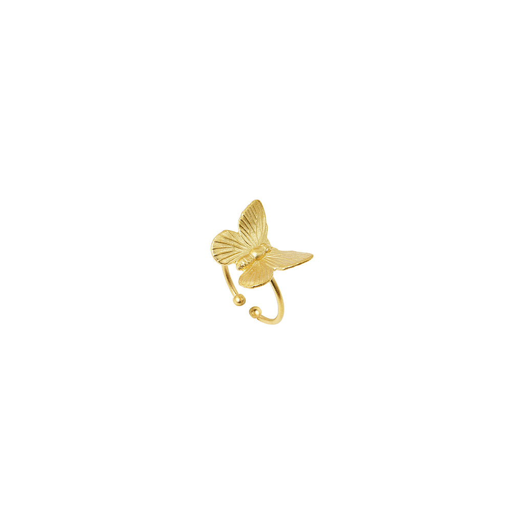 Anillo Pequeño Mariposa De Oro