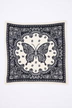 Small Butterfly Bandana - Black - Kids