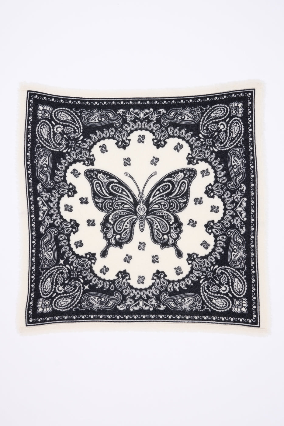 Small Butterfly Bandana - Black - Kids