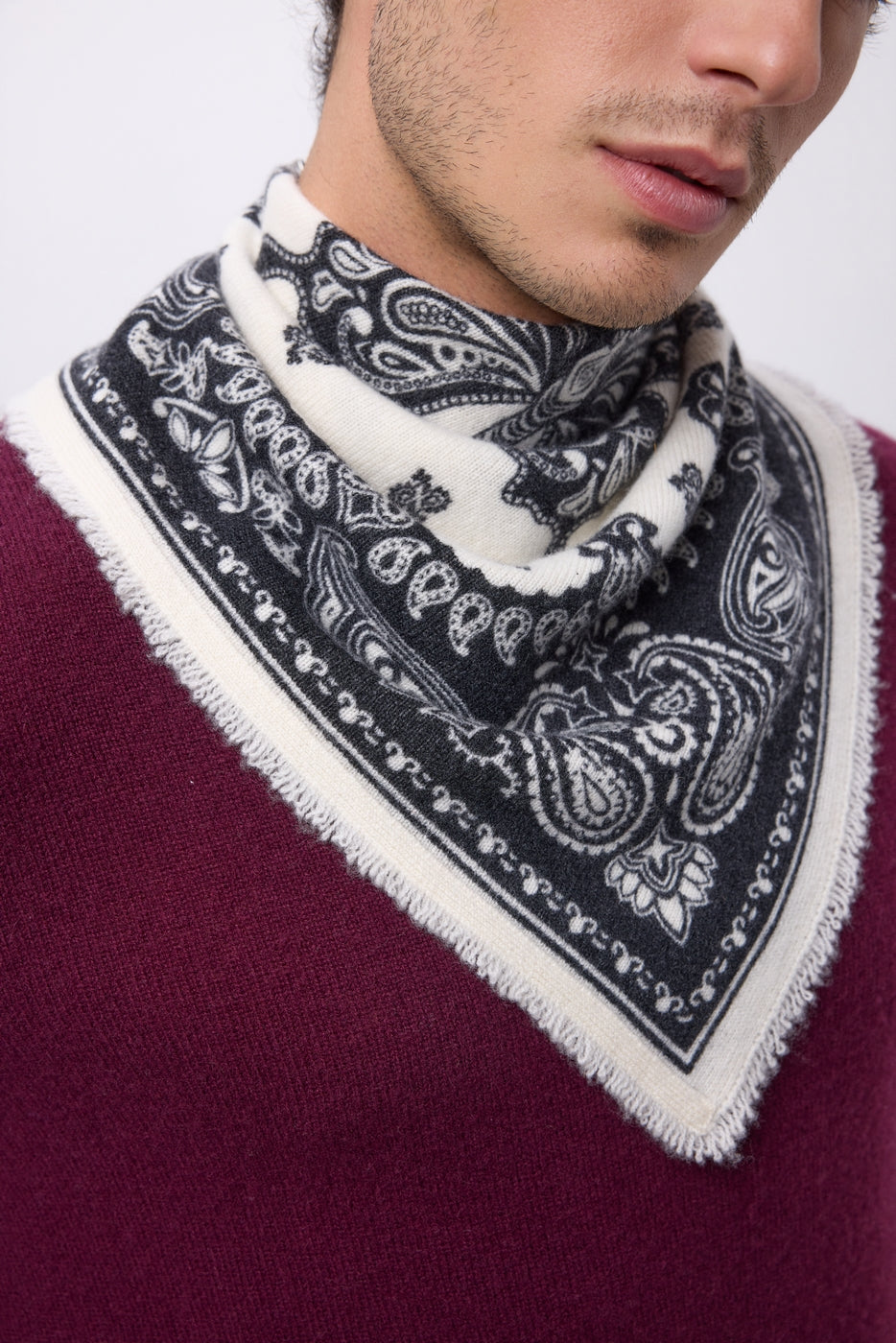 Petit Bandana Butterfly - Noir - Homme