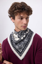 Petit Bandana Butterfly - Noir - Homme