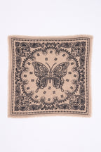 Bandana pequeño Butterfly - Beige crema - Mujer