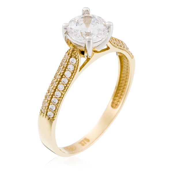 “Unique Treasure” Ring 375/1000 Yellow Gold