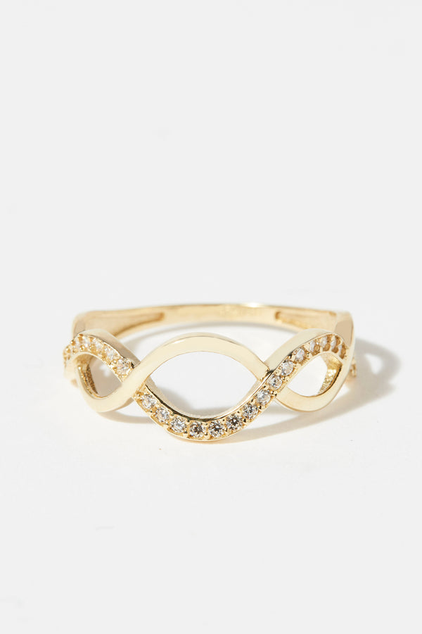 “Links Of The Heart” Ring 375/1000 Yellow Gold