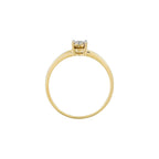 Anillo de diamantes "Akna" 0.11/11 - Oro amarillo 375/1000