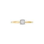 Anillo de diamantes "Akna" 0.11/11 - Oro amarillo 375/1000