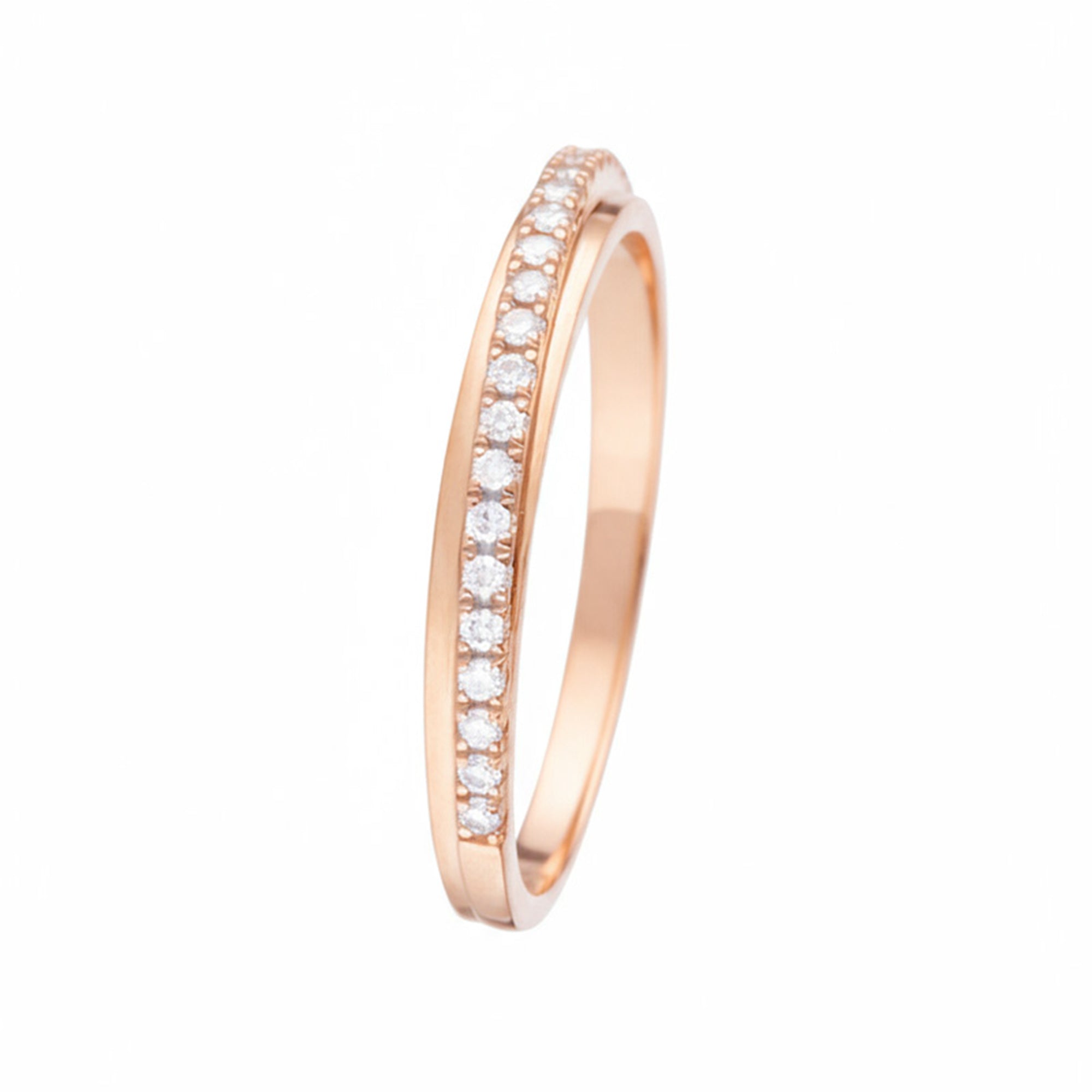 Bague "Alliance Divine" Diamants 0,12/24