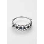 "Pianosa" Sapphire Ring 0.38/6 - 375/1000 White Gold