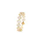 "Alicante" Diamond Ring 0.14/13 - 375/1000 Yellow Gold