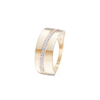 Bague "Madison" Diamants 0,10/23 - Or Jaune 375/1000