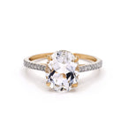 Bague "Héra" D0,313/18 & Topaze Blanche 0,90/1