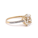 Bague "Héra" D0,313/18 & Topaze Blanche 0,90/1