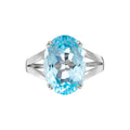 “Pattaya” Ring D0.05/2 & Blue Topaz 6.4/1