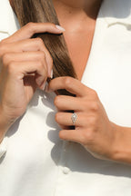 "Infinity" Diamond Ring 0.31/51 - 375/1000 White Gold