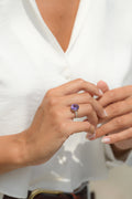 Bague "Maitland" D 0,44/80 Am 9,2/1 - Or Jaune 375/1000