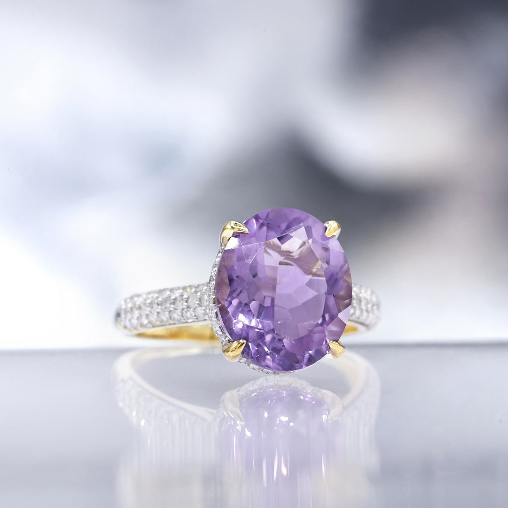 Bague "Maitland" D 0,44/80 Am 9,2/1 - Or Jaune 375/1000