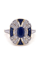 Bague "Lune D'Argent" D0,014/4; Sa0,872/9