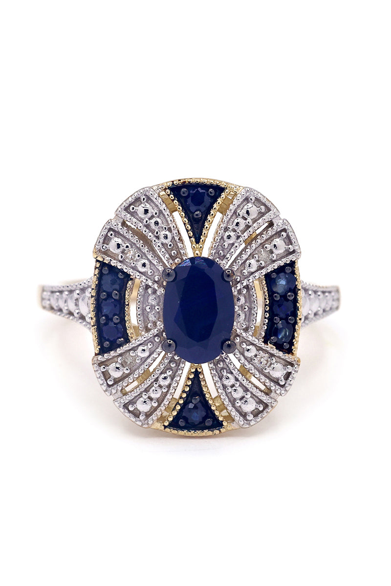 Bague "Lune D'Argent" D0,014/4; Sa0,872/9