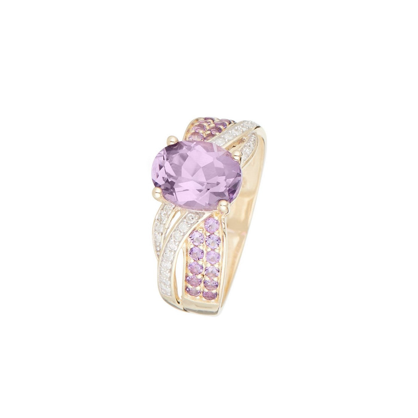 Bague "Ballarat" D 0,14/26 Am 2,46/23 - Or Jaune 375/1000