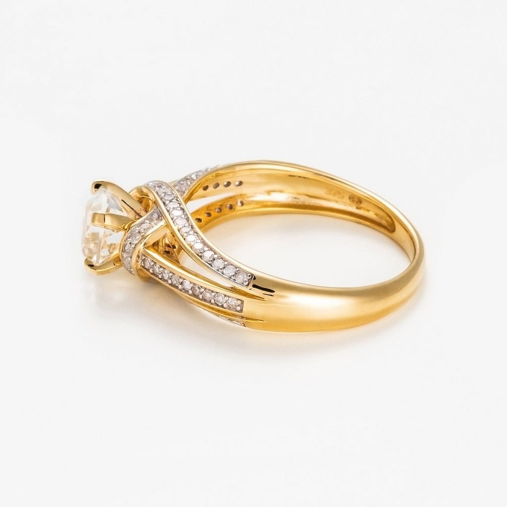 Anillo "Mackay" D 0,32/76 Wt 1,43/1 - Oro amarillo 375/1000