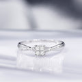 "Lismore" Ring D 0.16/21 - 375/1000 White Gold