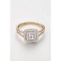 Anillo "Newcastle" D 0.514/76 - Oro amarillo 375/1000