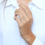 Anillo "Alliance Délice" Diamantes 0.16/20 - Oro amarillo 375/1000