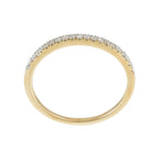 Anillo "Alliance Délice" Diamantes 0.16/20 - Oro amarillo 375/1000