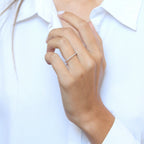 "Delightful Alliance" Ring with 0.16/20 diamonds - 375/1000 Yellow Gold