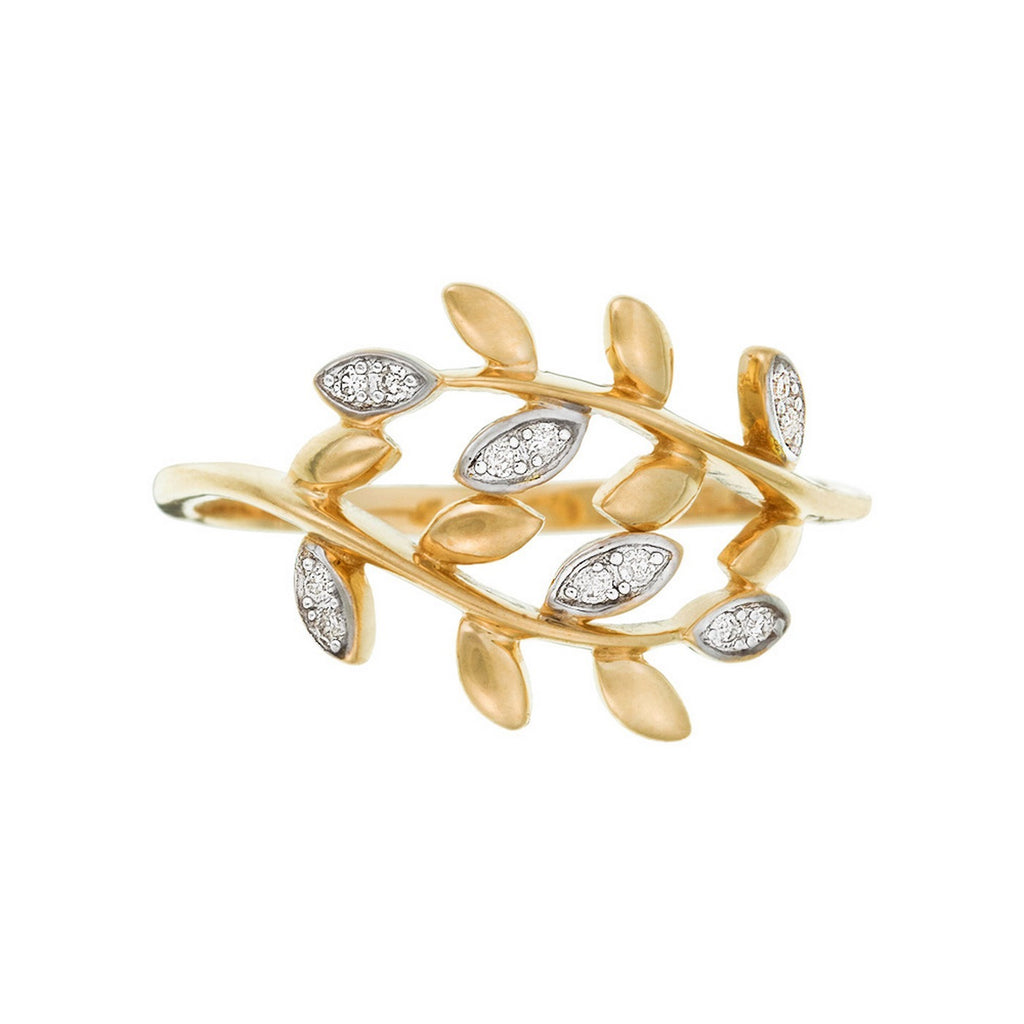 Ring „Sanya“ D 0,066/12 – 375er Gelbgold